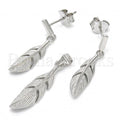 Sterling Silver 10.337.0007 Earring and Pendant Adult Set, Polished Finish, Rhodium Tone