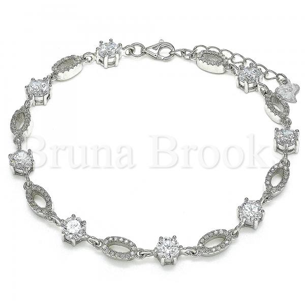 925 Sterling Silver Vintage Fancy Link Bracelet 6 3/4